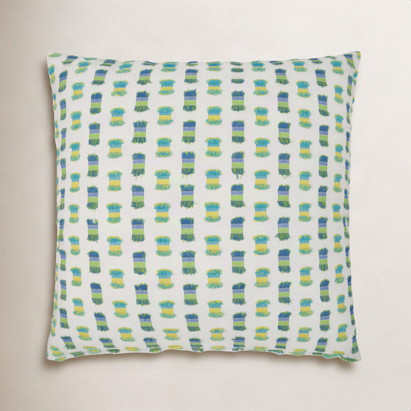 Fifi Square Indoor/Outdoor Pillow Cover & Insert, Green