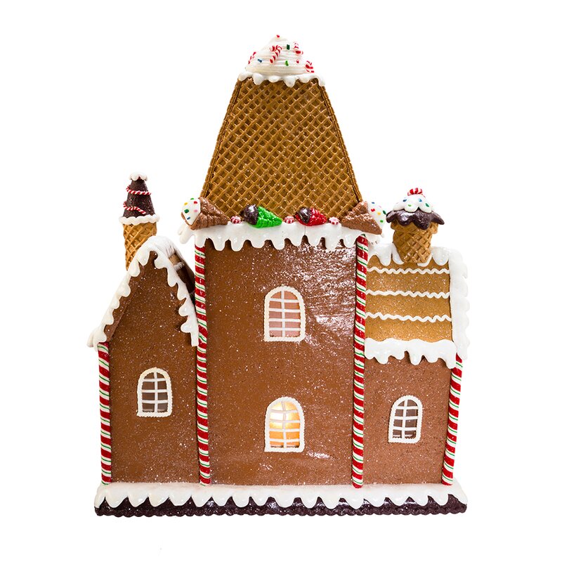 Kurt Adler Fancy Claydough Gingerbread House Figurine & Reviews | Wayfair