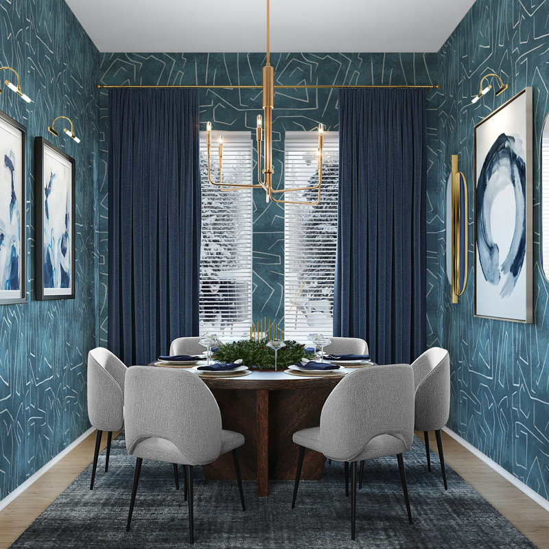 Graffiti Wallpaper, Blue