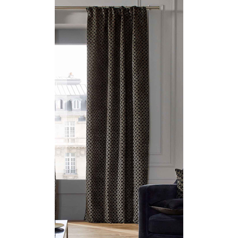 Blackout Single Curtain Single Panel, 138 W x 260 D cm