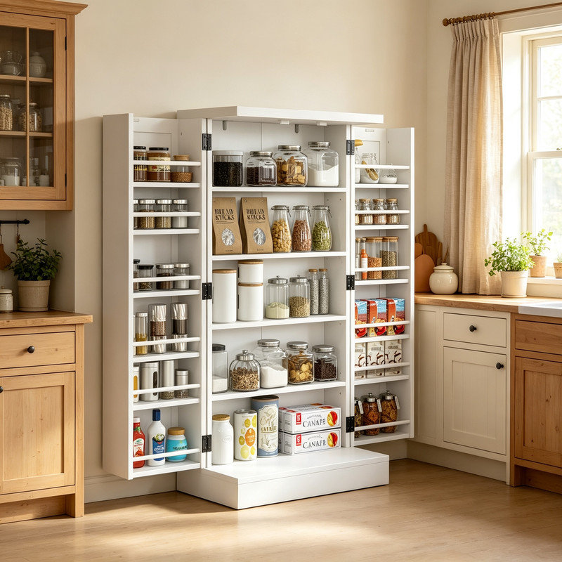 Engineered Wood 2 - Door Rectangle Accent Cabinet
