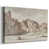 Toile naturelle avec cadre flottant
