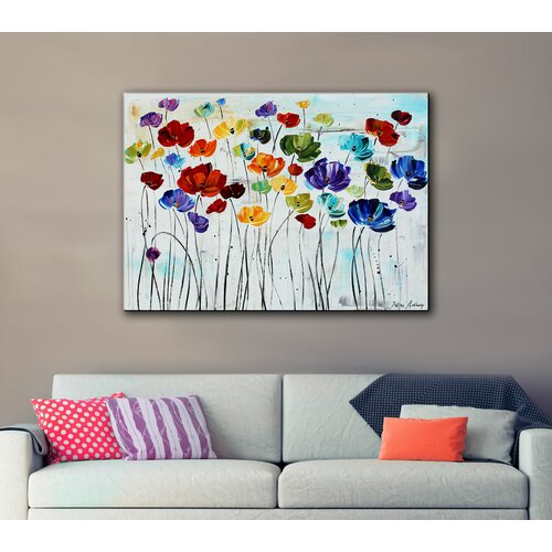 Lark Manor Lilies by Jolina Anthony Painting & Reviews | Wayfair
