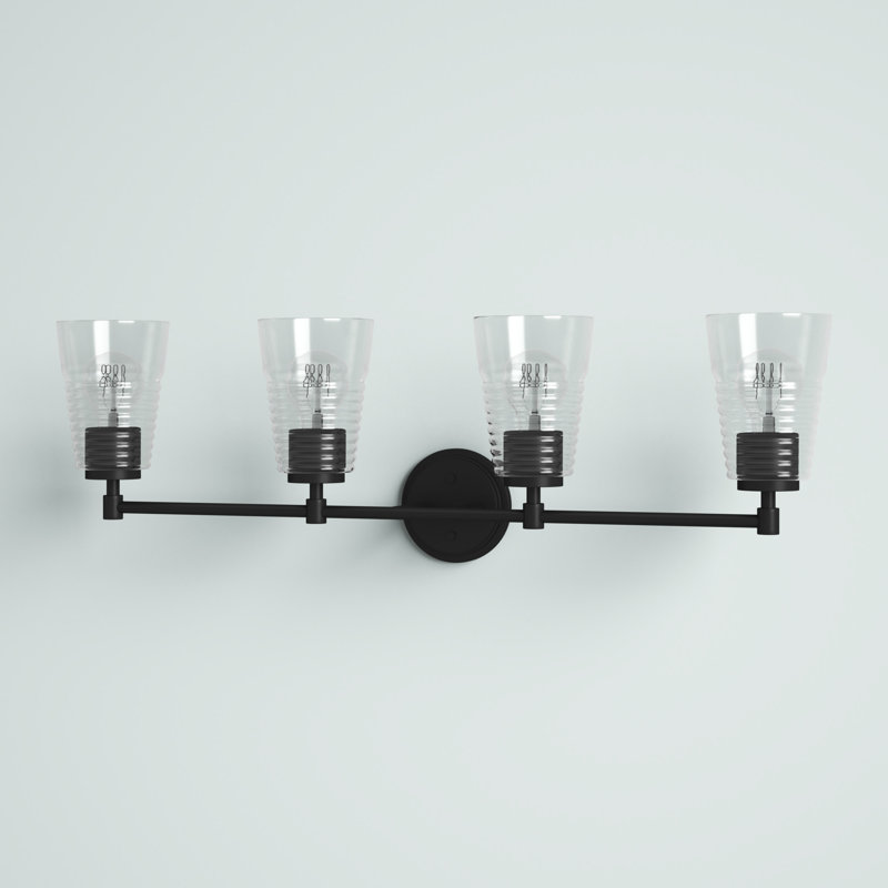 Archiebald 4 - Light Dimmable Vanity Light, Matte Black