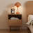 MCM Set of 2 Solid Wood Nightstand With 1 Drawer and Open Shelf-1171693140
