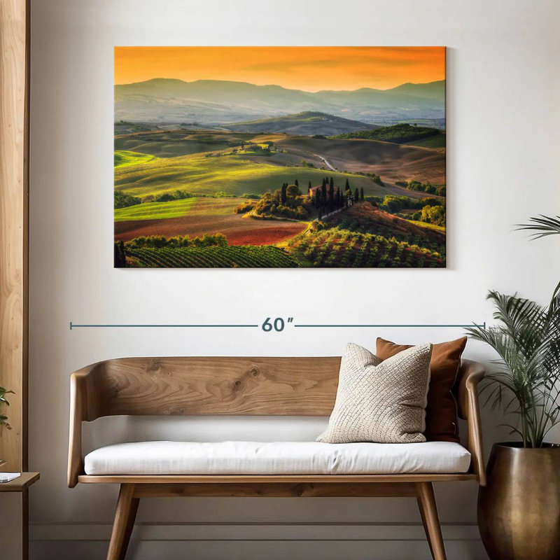 Alvord, Toscane à l'aube, H 32 po x l 48 po