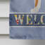 Polyester 2 côtés 40 x 28 po welcome drapeau maison-73943079