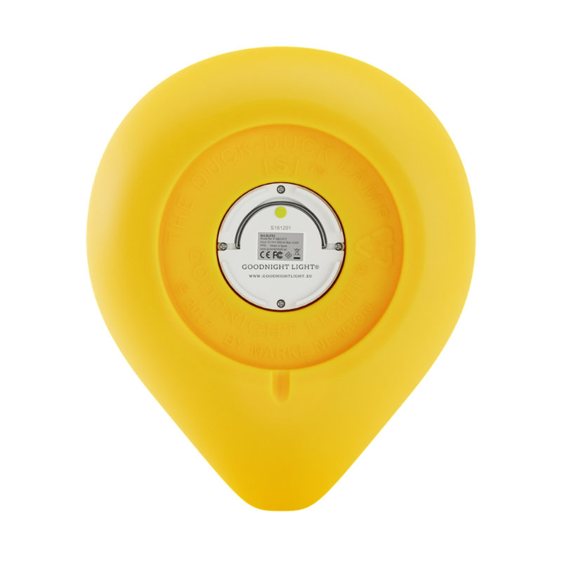 Petite lampe The Duck, H 12,21 po x l 10,24 po x P 12,21 po, Yellow