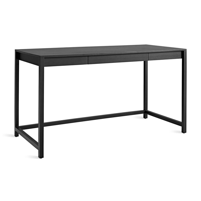 Open Plan Writing Desk, 30" H x 54" W x 25" D, White Oak