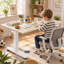 Bureau bas électrique réglable en hauteur 40 pouces pour enfants et personnes de petite taille, ultra-bas avec 4 positions mémorisables, couleur naturelle