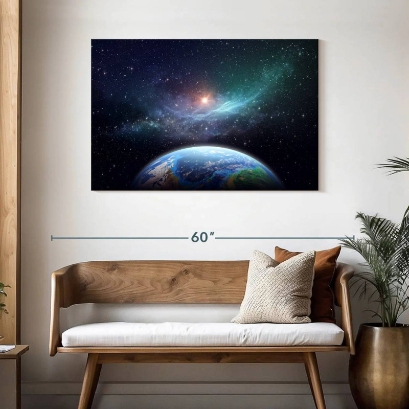 Oberle Exoplanet, 30" H x 45" W