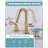 Widespread 2-handle Bathroom Faucet with Drain Assembly-101956602