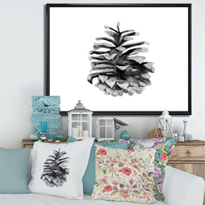 " Conifer Cone Monochrome "
