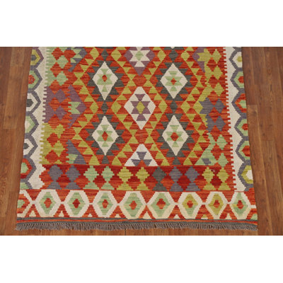Geometric Kilim Oriental Rug 5x6