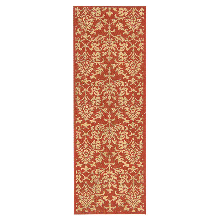 Galena Performance Damask Indoor/Outdoor Area Rug