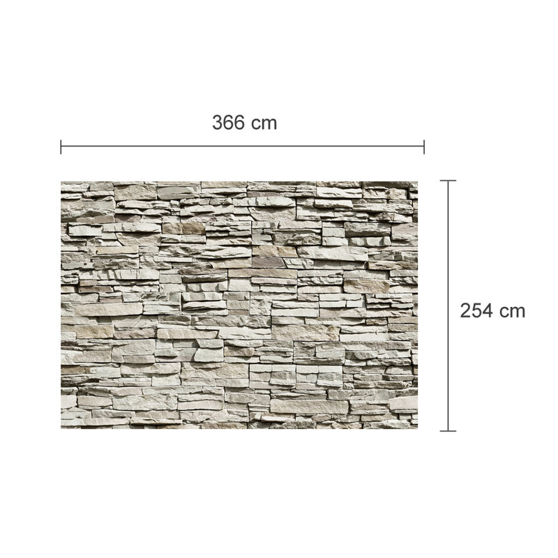 The Wall 2.54m x 366cm Wall Mural