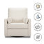 Ethan Swivel Recliner in Performance Fabric-234678069