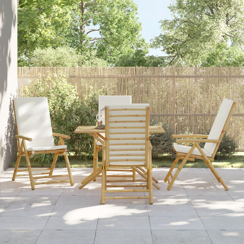 Chaises de bistro 2 pièces avec coussins Dovecove