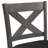 5 Pieces Counter Height Rustic Farmhouse Dining Room Wooden Bar Table Set With 4 Chairs-159265411