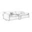 Canapé modulaire en cuir véritable brun Brownness-643435954-643435953