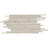 Mosaics Mesa Thin Strip 11.81 in x 23.62 in Matte Limestone Look Porcelain Floor and Wall Mosaic Tile-72849429