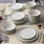 Colortex Stone Porcelain Dinnerware Set - Service for 4