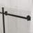 Goodyo 60" W X 72" H Sliding Shower Door, Frameless Sleek Glass Shower Door, 1/4" (6Mm) Thick Tempered Clear Glass With Easyclean Coating, Stainless Steel Hardware, Matte Black
