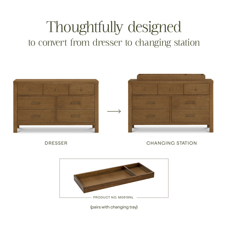 Nantucket Dresser, Natural Walnut