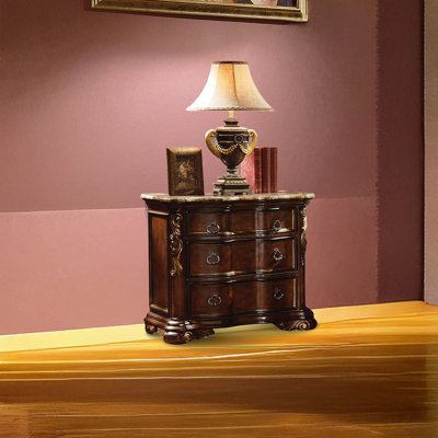 Faxon Nightstand in Dark Walnut