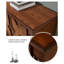 Console d'entrée raffinée avec rangement et détails décoratifs