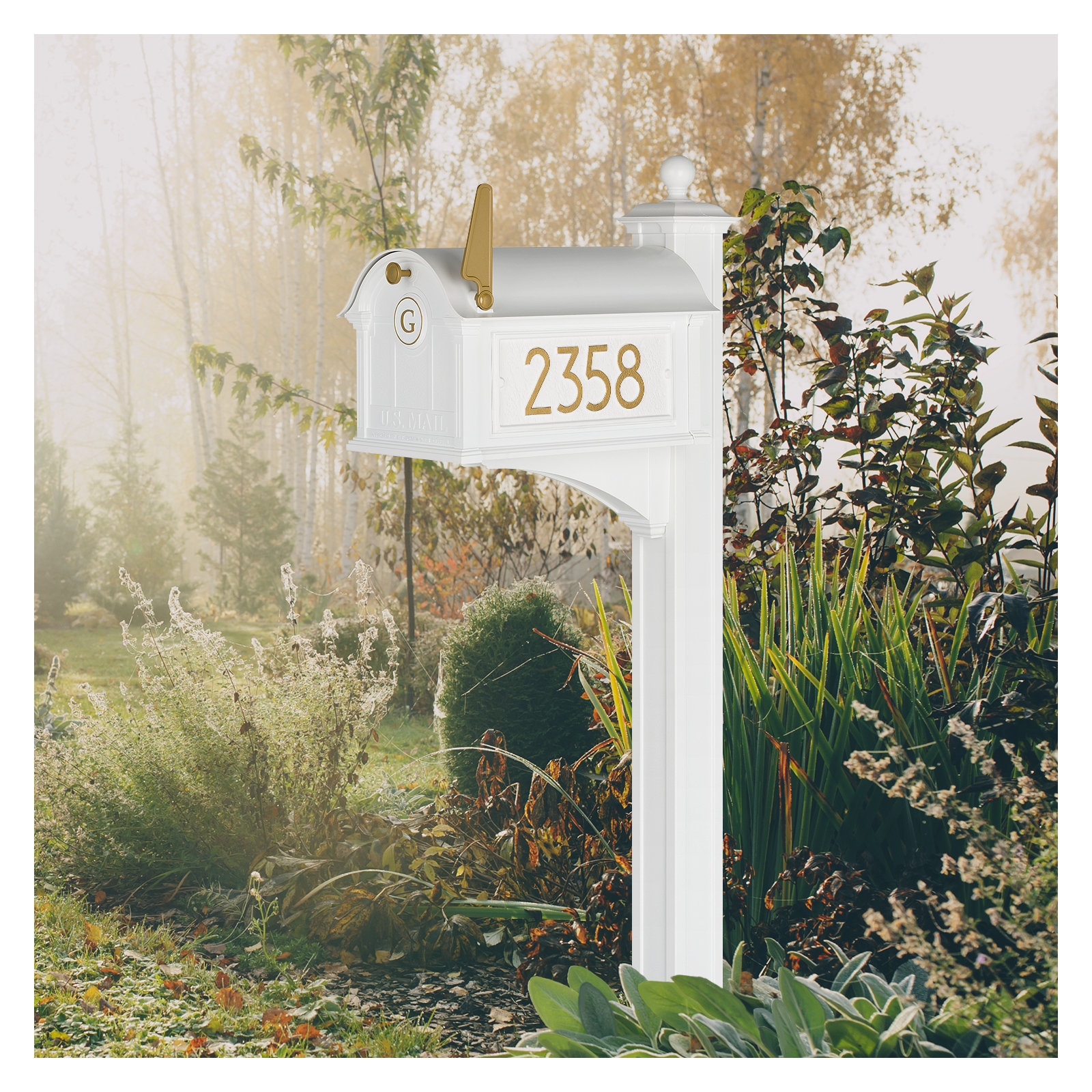 Balmoral Mailbox, White, Yes