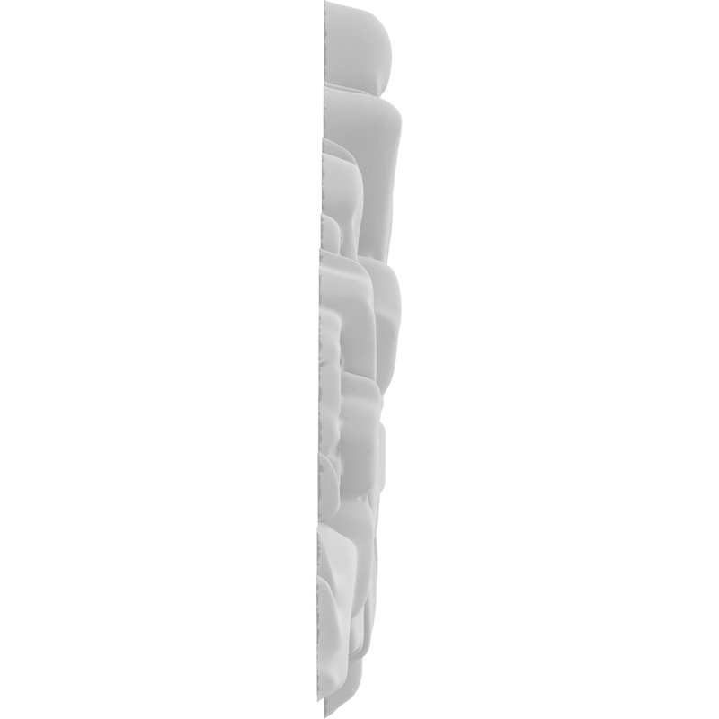 Rosette Marbleton, H 8 po x l 8 po x P 0,88 po