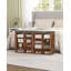Shoe Storage Bench with Padded Seat, Shoe Rack Bench with 16 Open Compartments, Adjustable Shelves, Shoes Cabinet with Cushion for Hallway, Living Room, Bedroom, Entryway -1515422989