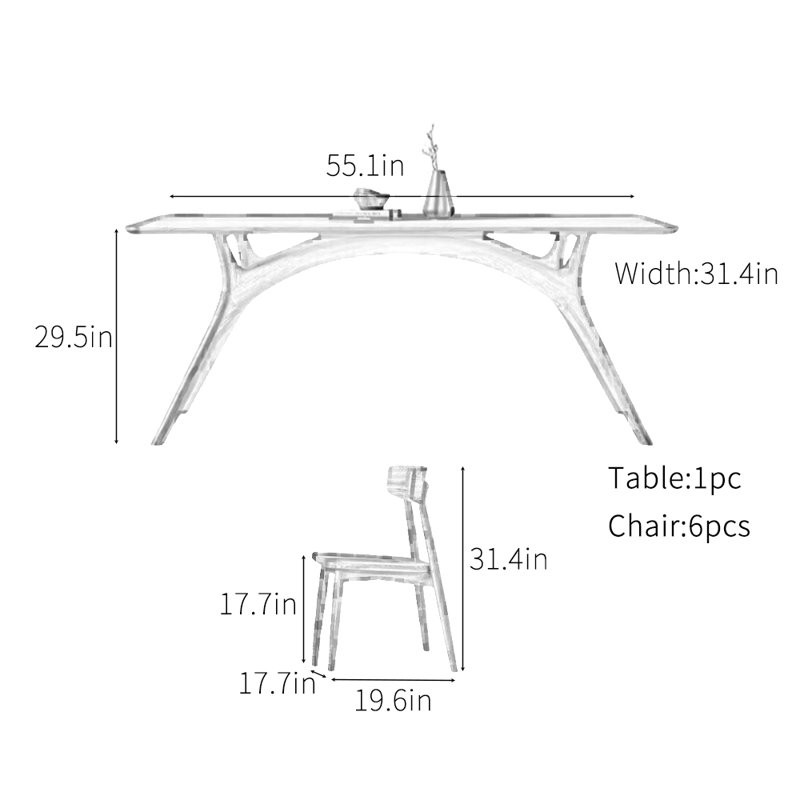 Cribbs, 29.5"H x 31.4"L x 55.1"W