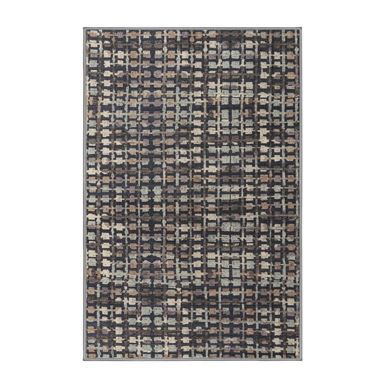 Abstract Indoor Rug, Rectangle 2' x 3'