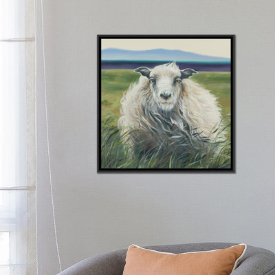 "Homespun (agneau)" par Liz Jardine, reproduction d’art