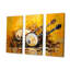 «Music Banjo Bliss Sunny Yellow I», ensemble de reproductions d'art mural musical-107758828-107758826