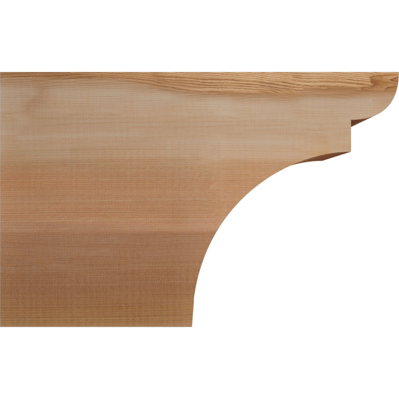 Yorktown Smooth Rafort Tail, Cèdre rouge, H 12 po x l 18 po x P 3,5 po