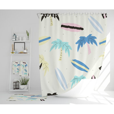 Naydelyn Polyester Shower Curtain Set