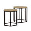 Ensemble de 2 tables gigognes
