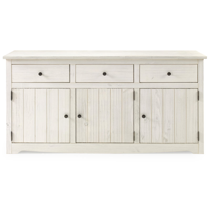  Buffet avec 3 tiroirs et 3 portes de rangement Farmhouse Buffet