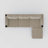 Convertible Combination Sofa Sofa L-Shaped Sofa-1537420140