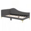 Lit de jour simple tapissier avec tête de lit et accoudoirs, pieds de support, gris-1640277324-1640277323
