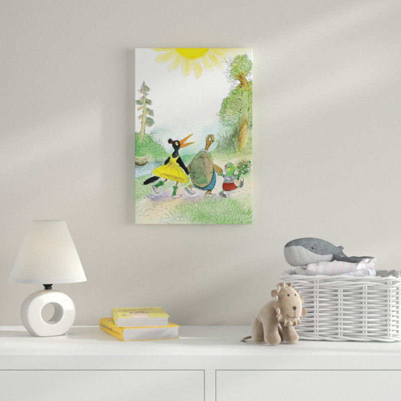«Let's Go for a Walk», reproduction sur toile tendue, H 36 po x l 24 po