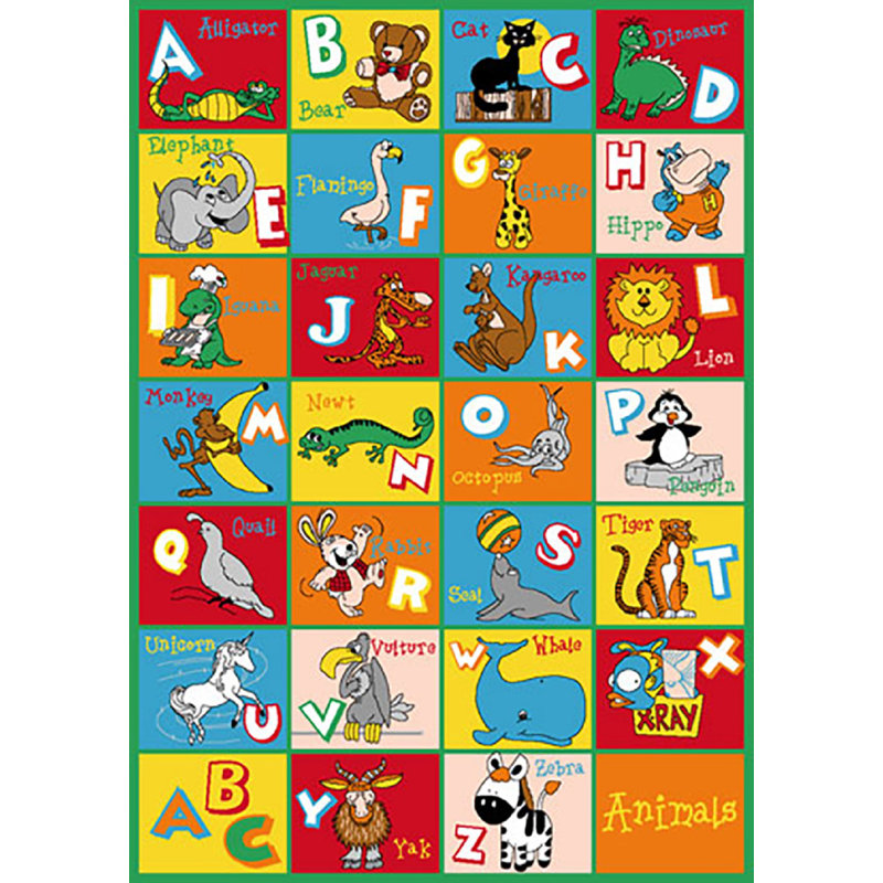 Stuck Rectangle Polypropylene Rug, Rectangle 5' x 8'