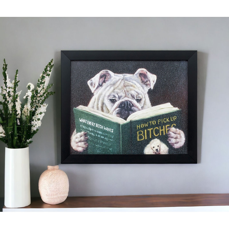 «Black Frame How To Pick Up» - reproduction de peinture encadrée