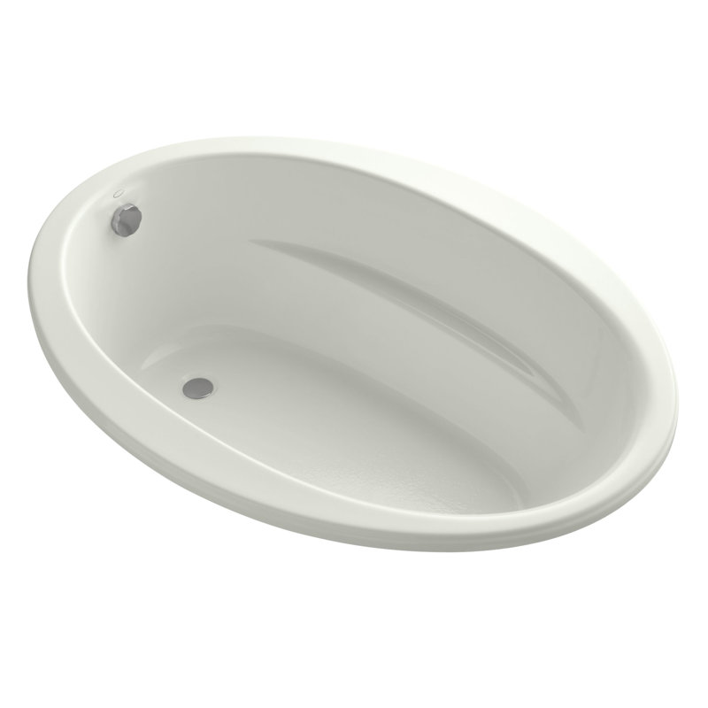 Sunward 60" x 42" Drop In Soaking Bathtub, Dune