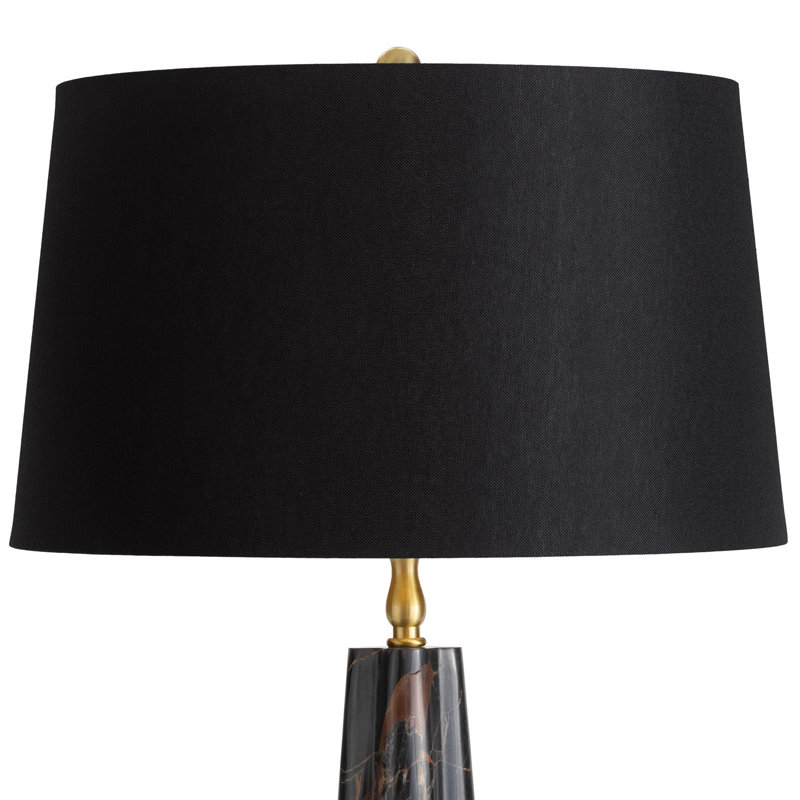 Roman Table Lamp, Black