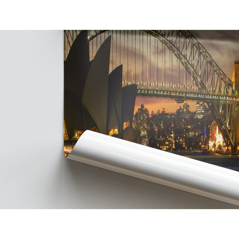 Print on Canvas, 20 cm H x 30 cm W, Black Floater Framed