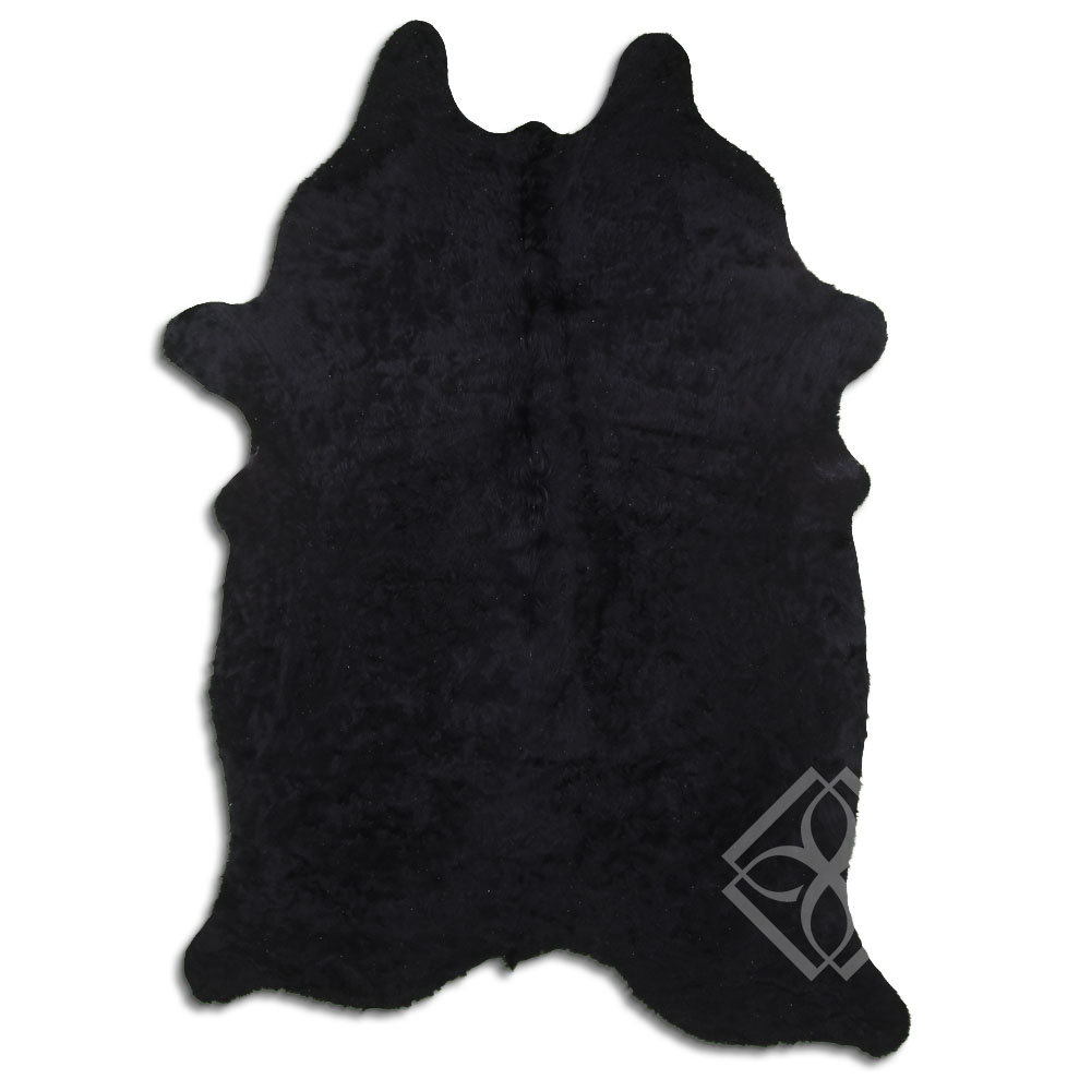 Union Rustic Dimas Animal Print Handmade Cowhide Black Area Rug ...